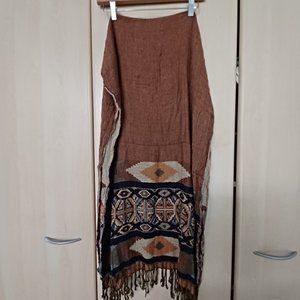 Brown indigenous design wrap